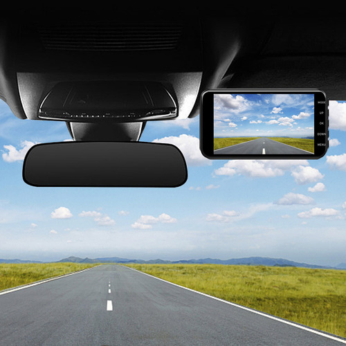 Grabador De Conducción G Dash Cam De 4 Pulgadas, 1080p Hd Fr