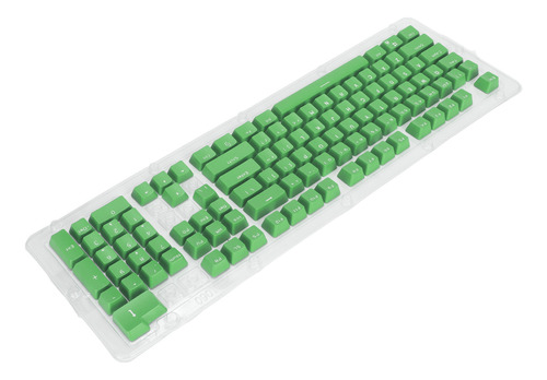Teclas Opacas Opq Verdes, 106 Teclas, Altura Oem, Dos Colore
