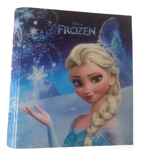 Carpeta N° 3 Frozen En Color Azul