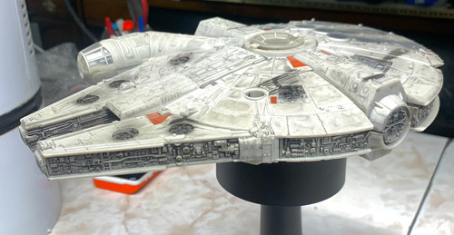 Nave Halcón Milenario Star Wars Con Luces Y Sonido Original Star Wars Gris (Usado)
