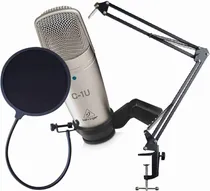 Comprar Kit Grabacion Behringer C1u Usb Microfono Condenser Brazo