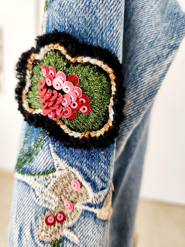 Campera De Jean Importada Mujer Desigual. Talle M. (Usado)