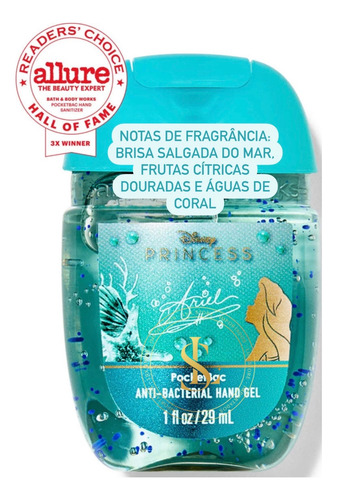 Álcool Gel Para Mãos Coleção Princesas Bath & Body Works Ariel