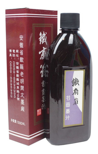 Tinta Nanquim Sinoart Chinesa 500ml Sfw003 500ml