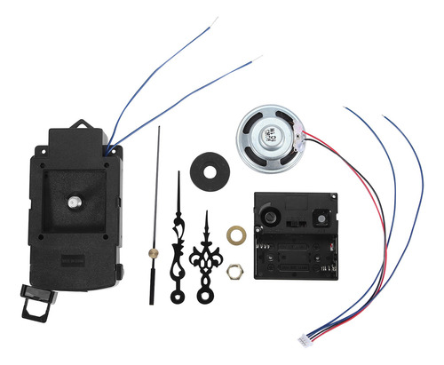 Movimiento De Reloj De Péndulo De Cuarzo Con Manecillas Negr