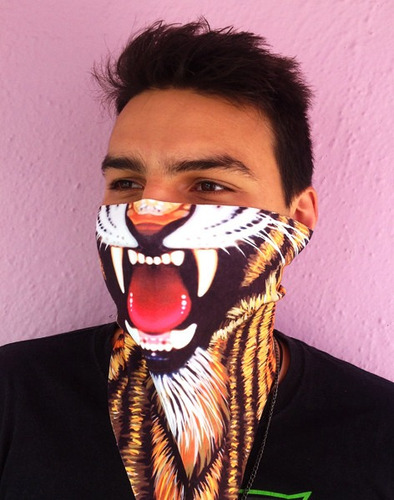 20 Máscaras Pañuelo Cubreboca Tigre Regalo Original