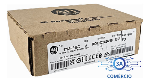 Módulo Allen Bradley 1769-if16c Compactlogix Entr. Analógica