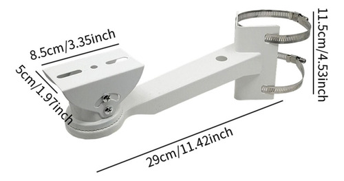 30 Cm Square Column Wall Corner Mounting Bracket