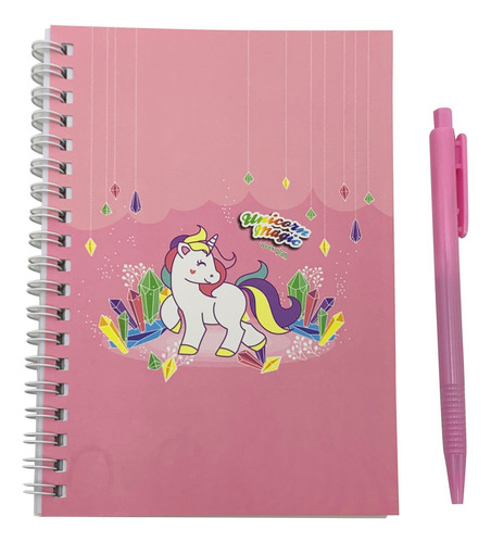 Libreta Con Lapicera,varios Diseños Unicornios