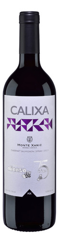 Vino Tinto Calixa Cabernet Syrah Alianza 75 Aniv. 750 Ml