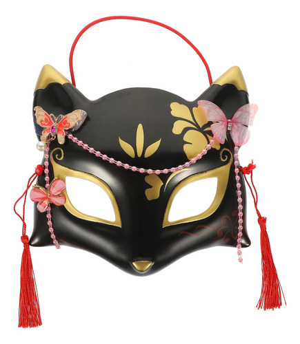 Máscaras De Cosplay De Kabuki Fox Y Kimono Con Máscara De Zo