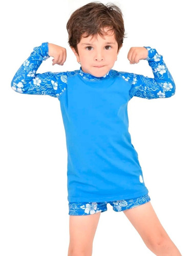 Remera Filtro Solar Uv 50 (certificadas) Folau® Niños