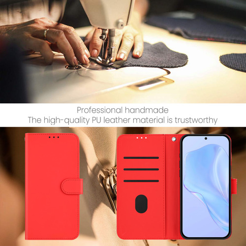 Funda Para Samsung Galaxy A34/a35/a36, Cartera De Piel, 18 Colores, Función Atril, Carga Inalámbrica, Piel Mate