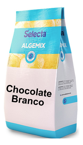 Base Saborizante Algemix Selecta 1 Kg Sabores Chocolate Branco