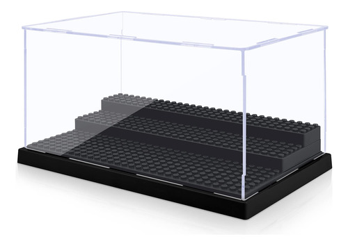 Minifigure Display Case For Action Figures Blocks, Clear Du.