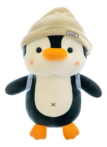 Peluche Pingüino Viajero De 25 Cm Importado 