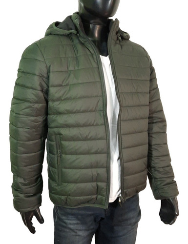 Campera Hombre Reversible Inflable Importada 