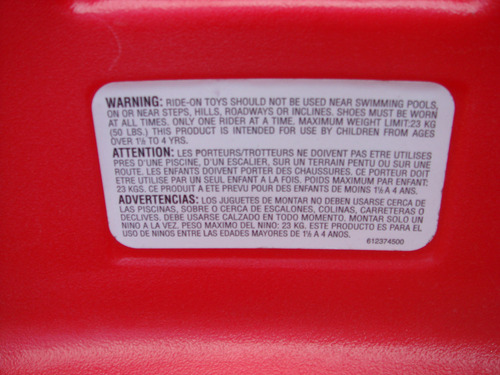 Carro Montable Paseador Little Tikes (Usado)