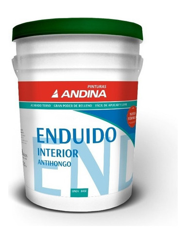 Enduido Interior Andina X 20 Lts Pintumm