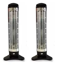 Comprar 2 Estufas De Cuarzo 2 Velas Calefactor 1200w Corte Anticaida