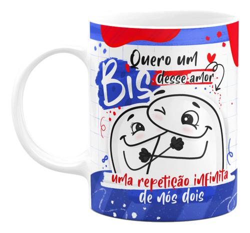 Caneca Flork Páscoa - Quero Um Bis Desse Amor