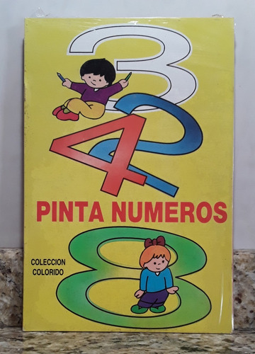 Pack De 4 Libros Infantiles De Pintar Numeros Y Letras *