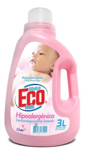 Detergente Hipoalergénico - 3 Litros - Eco