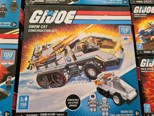 Gi Joe Construction Set: Paquete De 9 Sets De Vehiculos (Usado)