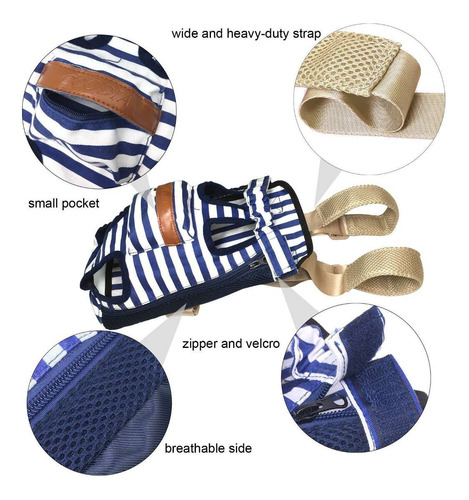 Mochila Cargadora Frontal De Perros Y Gatos Con Las Piern