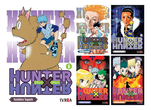 Combo Manga Hunter X Hunter - Tomos 6 Al 10 + Señalador Dgl