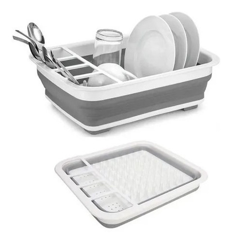 Escurridor Organizador Seca Lozas Plegable Para Cocina