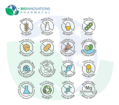 Bioinnovations B Complex Completo 100 Cápsulas Veganas