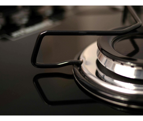 Fogão Cooktop Classic 4 Bocas Ultra Chama Preto 127/220V