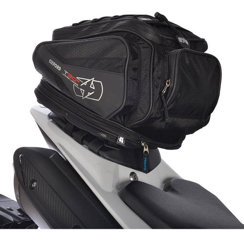 Oxford Ol335 Black 30 L (t30r Correa Mount Motocicleta Tail.