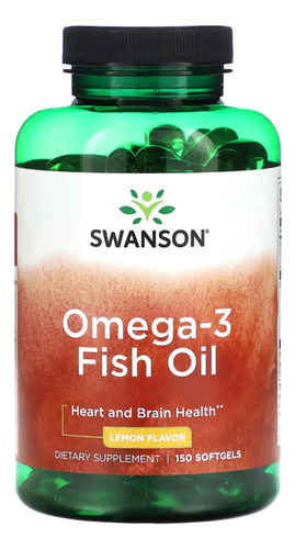 Swanson Omega 3 150 Caps, 180 Epa 120 Dha, 75 Dosis (pack 2)