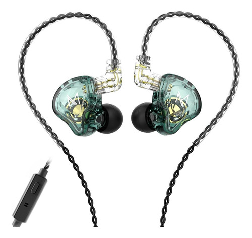 Auriculares De Metal Con Cable 1ba + 1dd Auriculares De Con