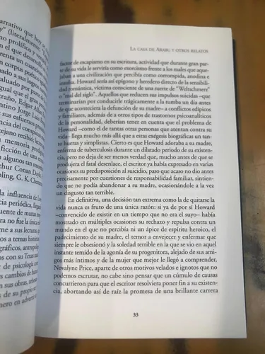 La Casa De Arabu Y Otros Relatos-howard (Usado)
