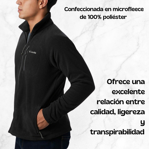 Campera Polar Columbia Micropolar Térmico Liviano Fast Trek
