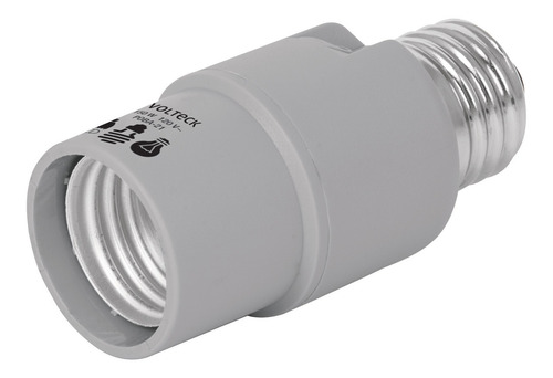 Portalampara Con Sensor De Luz Para Exterior Volteck 46534