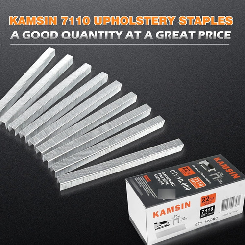Grapas De Alambre Fino Galvanizado De 22 De 3/8 Pulgadas (