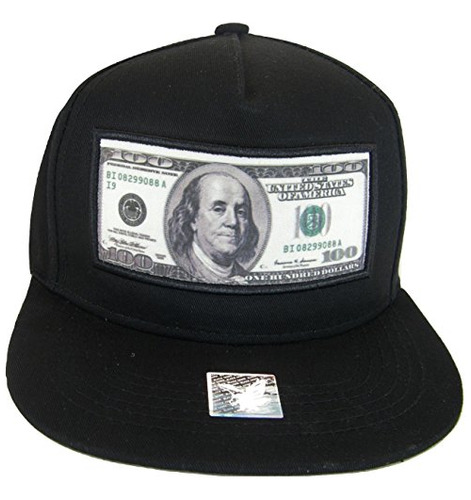 $ 100 Dólares Bill Ben Franklin Cotton Ajustable Yjdt3