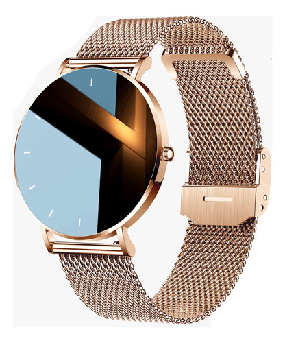 Amoled 6,8 Mm Ultrafino Reloj Inteligente Mujer Todo Metal