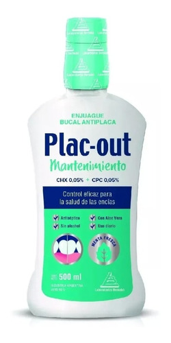 Placout Mantenimiento Enjuague Bucal 500 Ml