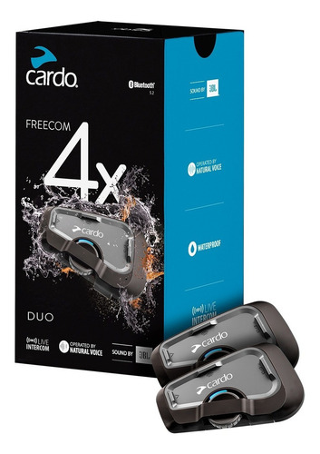 Intercomunicador Cardo Freecom 4x Jbl Duplo Lançamento 2022