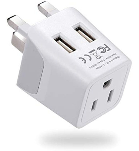 Enchufe Adaptador De Viaje Para Reino Unido De Ceptics - Con