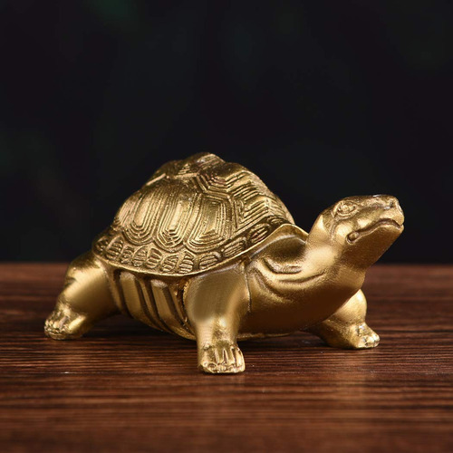 Brabud Estatua De Tortuga Milenaria De Laton Para El Hogar,