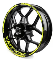 Comprar Calcos Amarillo Fluor Llantas Yamaha Mt-09 Mt09