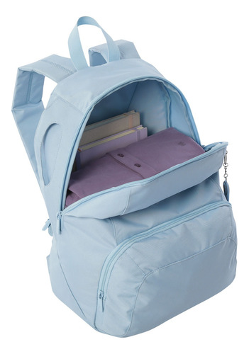 Totto Mochila Resistente Con Organizador Interno Morral Omet Azul Claro Lisa