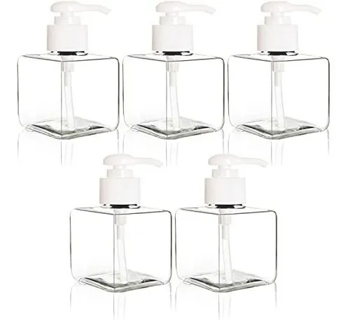 Contenedor Rellenable - Youngever 5 Pack Clear Plastic Squar