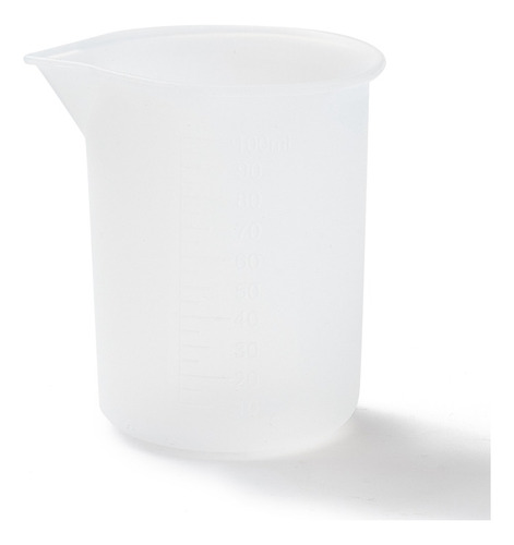 Molde Silicona Taza Medidora Para Resina Capacidad 100ml